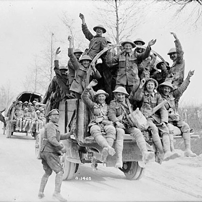 Timeline: Canadian War Front during WW1
