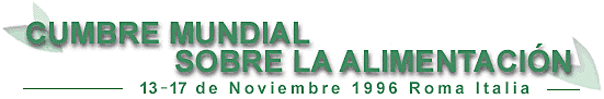 Cumbre Mundial sobre la Alimentación