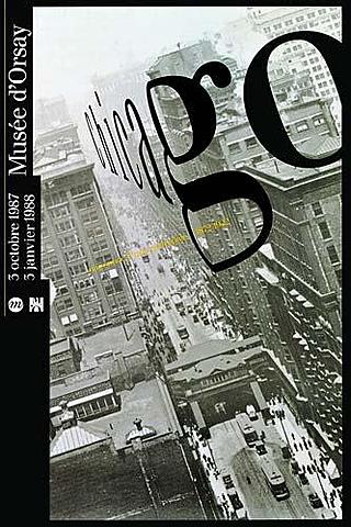 Graphique-Affiche Chicago naissance d'une métropole, Philippe Apeloig