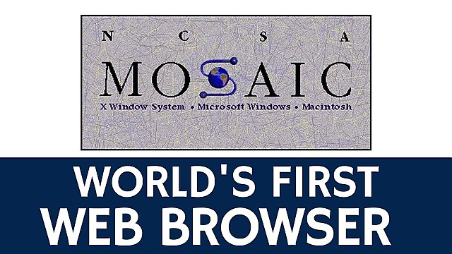 Mosaic, 1er navigateur du Web