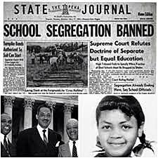 Brown v. Board of Education in 1954