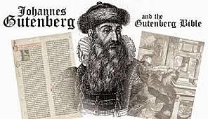 Gutenberg imprime la biblia