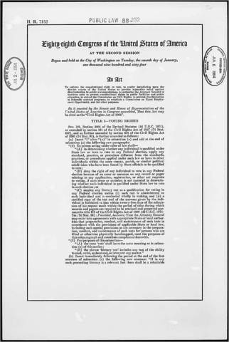 Civil Rights Act of 1964