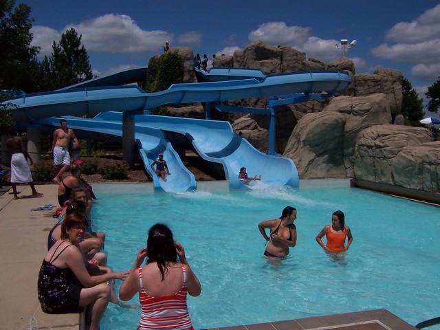 Went to the best water park with my aunt