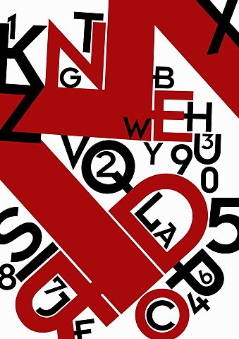 "Typographie moderne" par Neville Brody