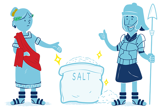 Salarium. Imperio Romano