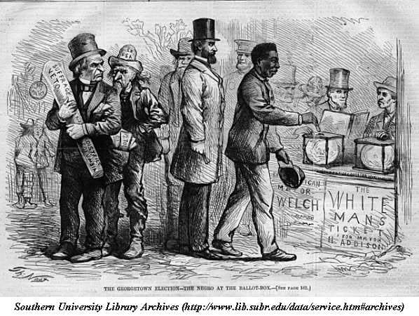 African Americans could be elected to office