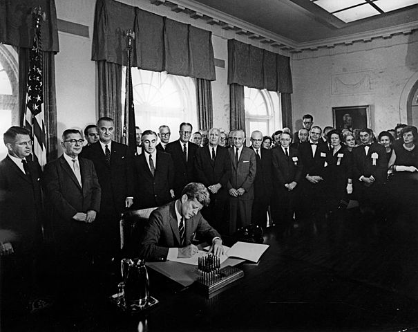 John F. Kennedy's Bills Become Law