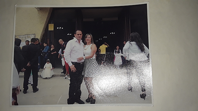 MIS PADRES EN MI BAUTIZO