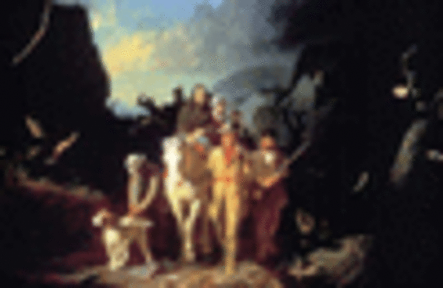 Daniel Boone cuts Wilderness Road from Cumberland Gap