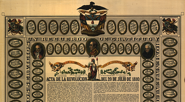 Acta Revolución de Colombia