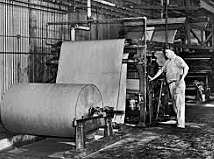 Paper made from wood pulp