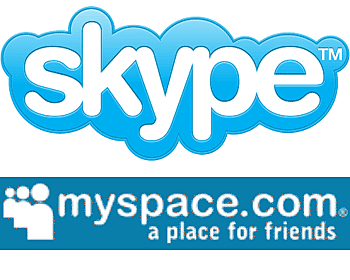 MySpace y Skype