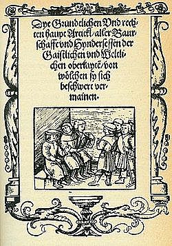 Acta de abolición de la servidumbre en Zurich