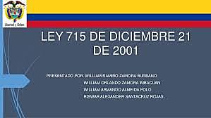 Ley 715 de 2001