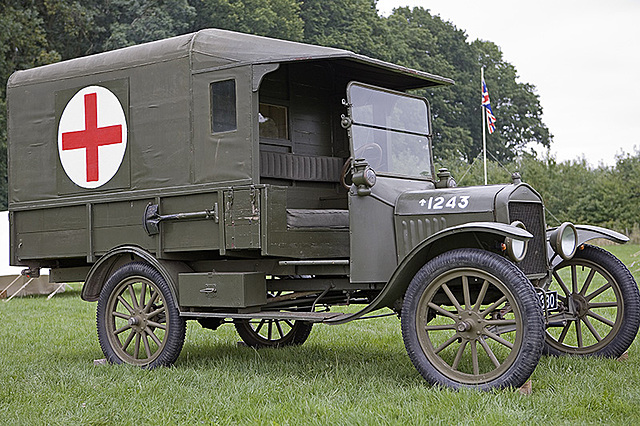 First use of motor-ambulances in war at The First Battle of The Marne