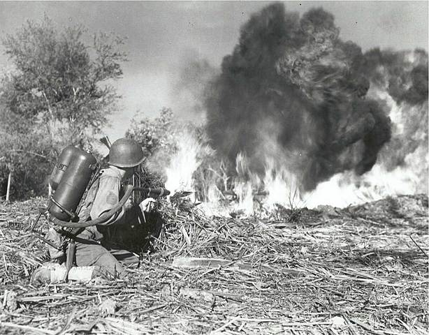 Flamethrowers Are Used In WWI
