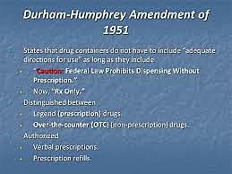 Durham - Humphrey Amendment