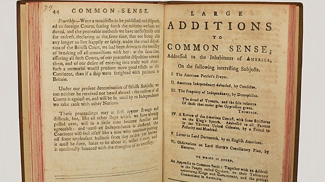 Publication of Common Sense