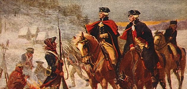 Fredrick von Steuben and Marquis de Lafayette