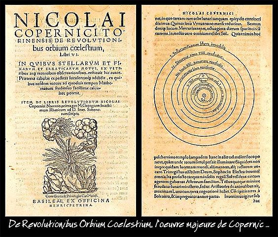 Publicación de Revolutionibus orbium caelestium (Sobre las revoluciones de los cuerpos celestes)