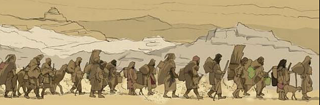 Arrival of Aryan people from Central Asia