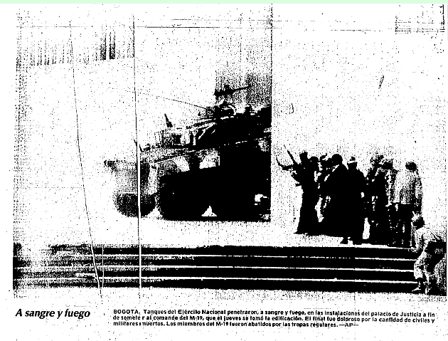 Se toman el Palacio de Justicia