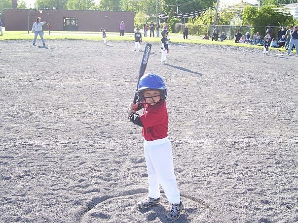 April 2011 First Baseball Game