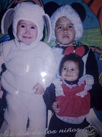 El primer hallowen que pase con mis hermanos.