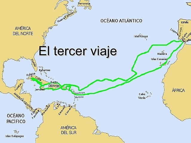 3° VIAJE DE CRISTOBAL COLÓN