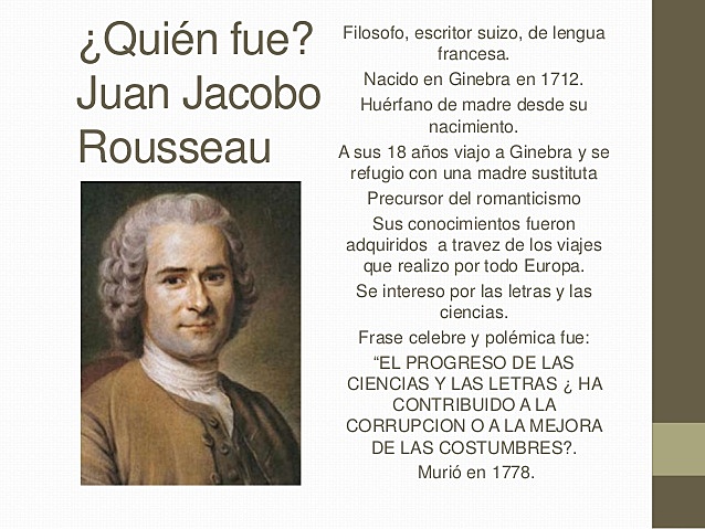 Juan Jacobo Rousseau