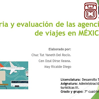 Timeline: EVOLUCIÓN AGENCIAS DE VIAJES EN MÉXICO