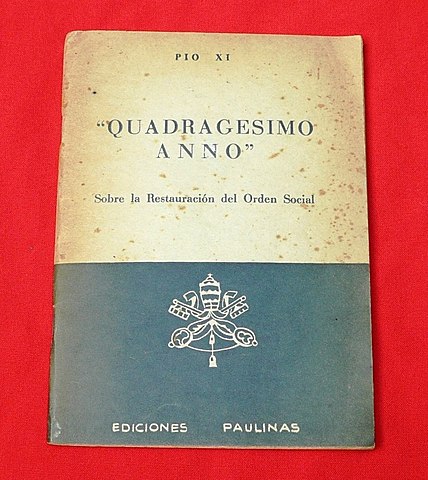QUADRAGESIMO ANNO