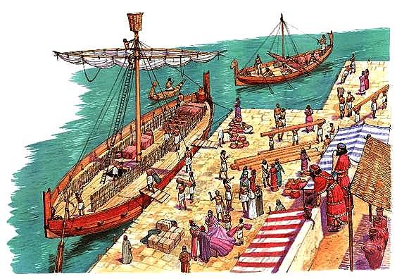 Los Fenicios de 2000 a.c. al XII a.c.