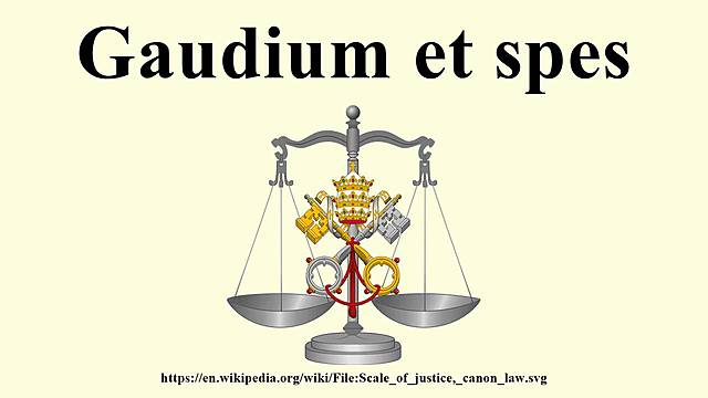 GAUDIUM ET SPES