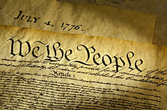 Declaration of Independence author, summary of statements made, date adoption.