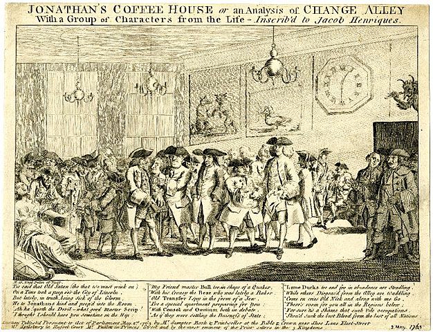 The start of the London Stock Exchange