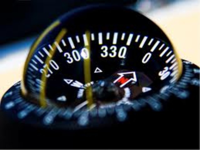 Chinese made a wild invention of the magnetic compass  in  the 1100's