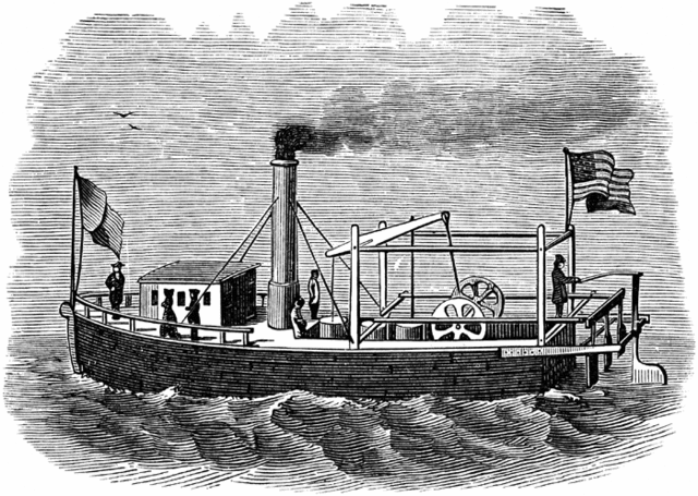 United States very first steamboat patent