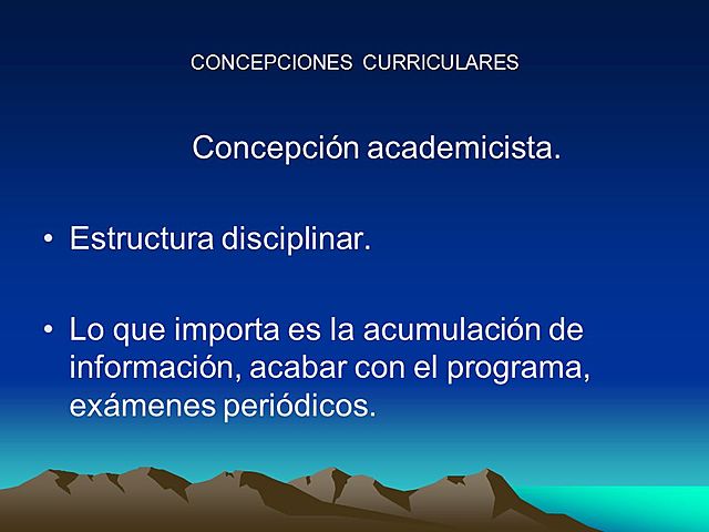 CONCEPCIÓN ACADEMISTA O MODELO ACADEMISTA (XIX -1950)