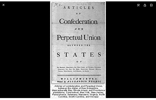 The Articles of Confederation