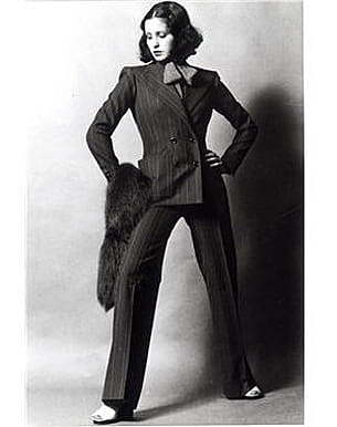pantalon de tailleur - Yves Saint Laurent