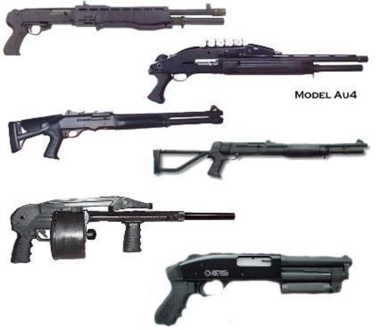 True shotguns in common use.