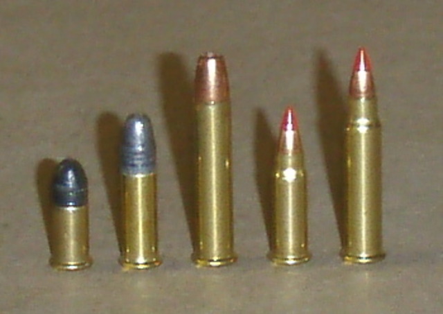 The first full rim-fire cartridge is invented.