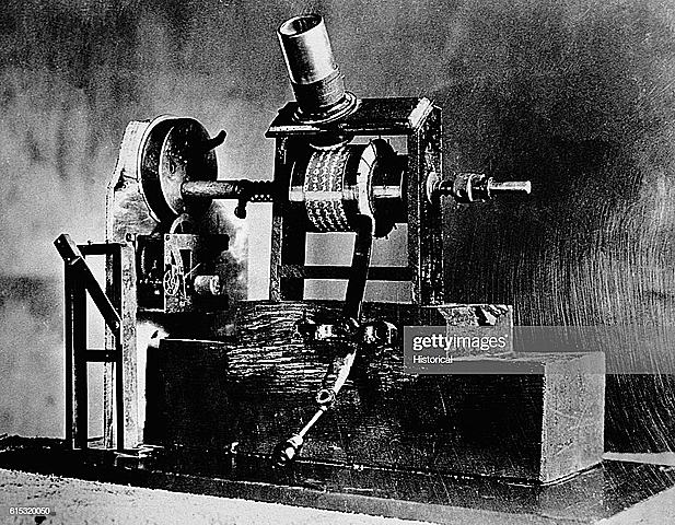 First motion picture camera