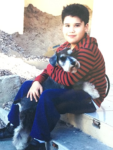 Cuando me dieron a mi perro Luffy en mi cumpleaños