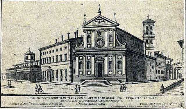Innocent III organized the hospital of Santo Spirito at Rome