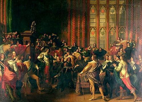 Charles attempts to arrest five members of parliament.
