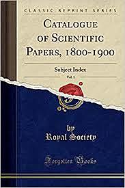 Catalogue of Scientific Papers