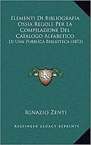 la Regole per la compilazione del catalogo alfabetico